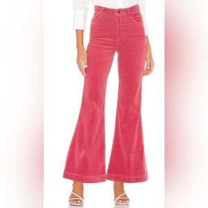 NWT Rolla's EastCoast Flare Corduroy Pants in Rose
